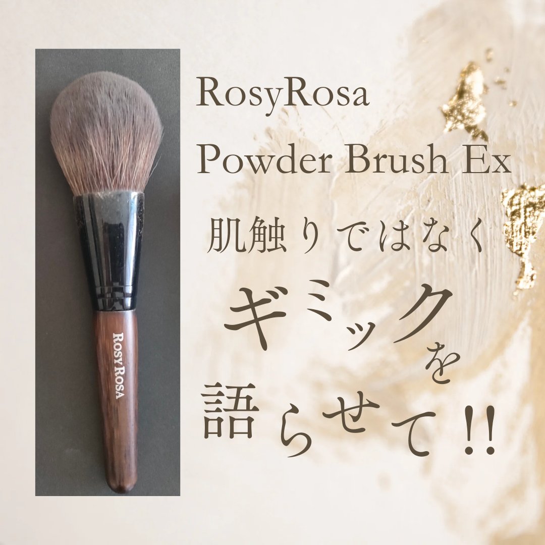 パウダーブラシEX/ロージーローザ/メイクブラシを使ったクチコミ（1枚目）
