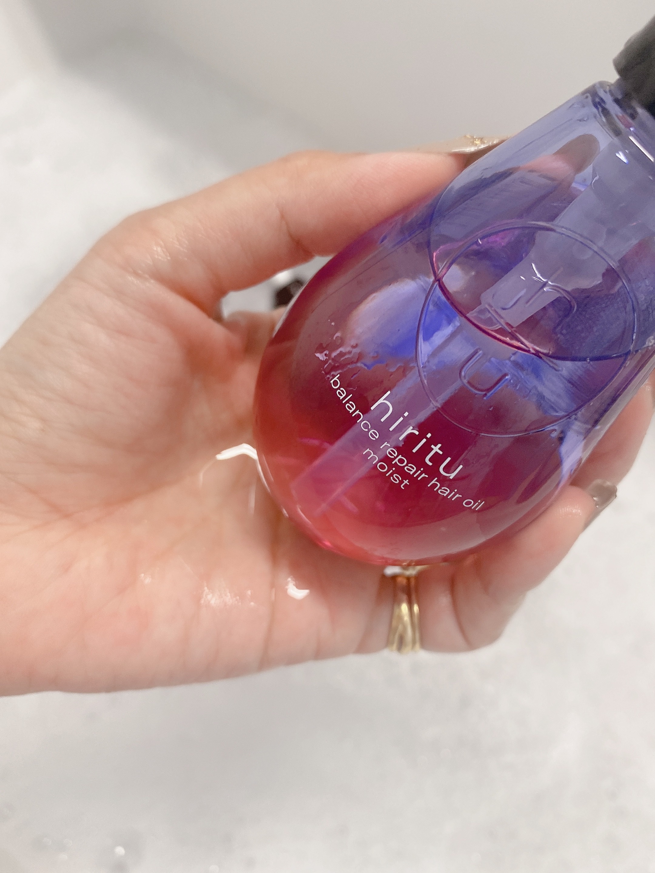 バランスリペアヘアオイル モイスト/hiritu/ヘアオイルを使ったクチコミ（3枚目）