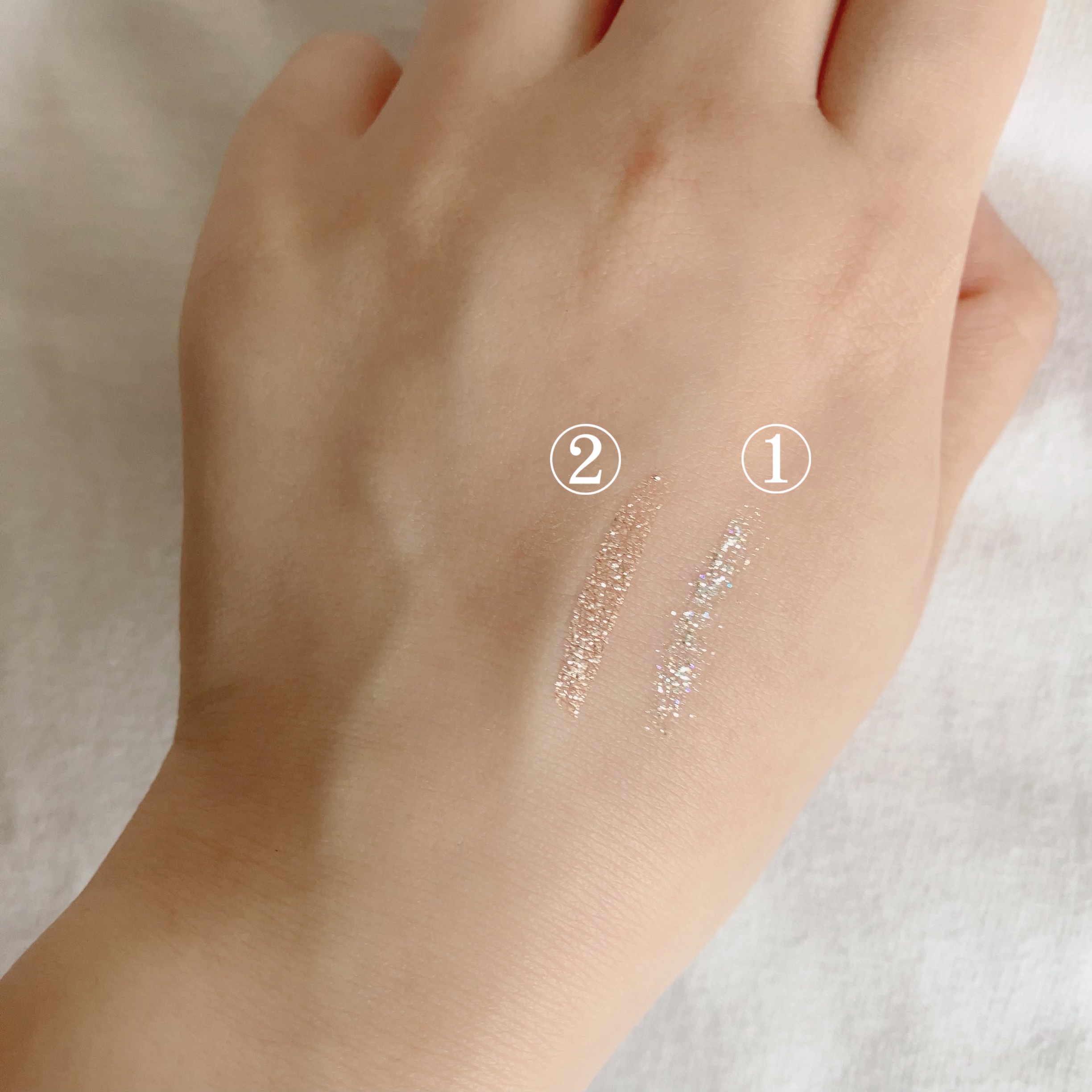 トゥインクル グリッター/innisfree/リキッドアイライナーを使ったクチコミ（2枚目）