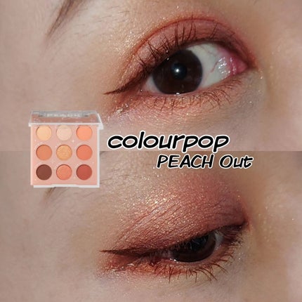 PEACH Out/ColourPop/アイシャドウパレットを使ったクチコミ(1枚目)