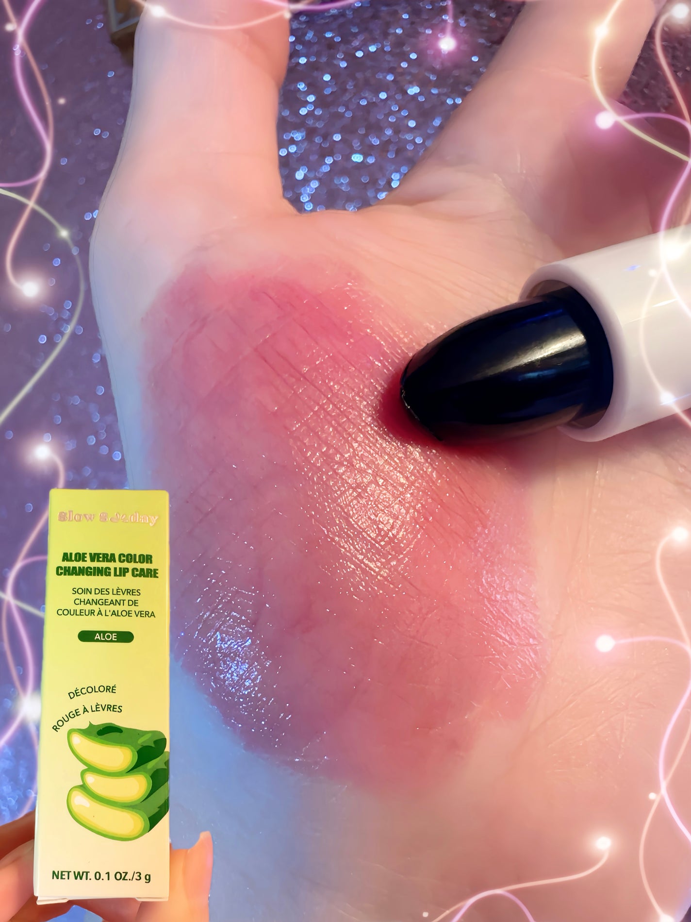 Slow Sunday 変色リップケア/SHEIN/リップクリームを使ったクチコミ(7枚目)