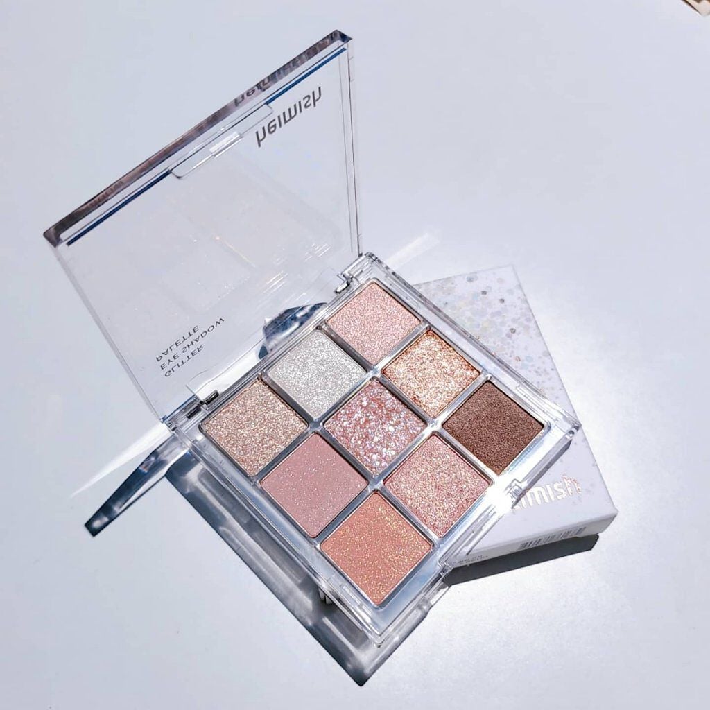 グリッターアイシャドウパレット/heimish/アイシャドウパレットを使ったクチコミ(5枚目)