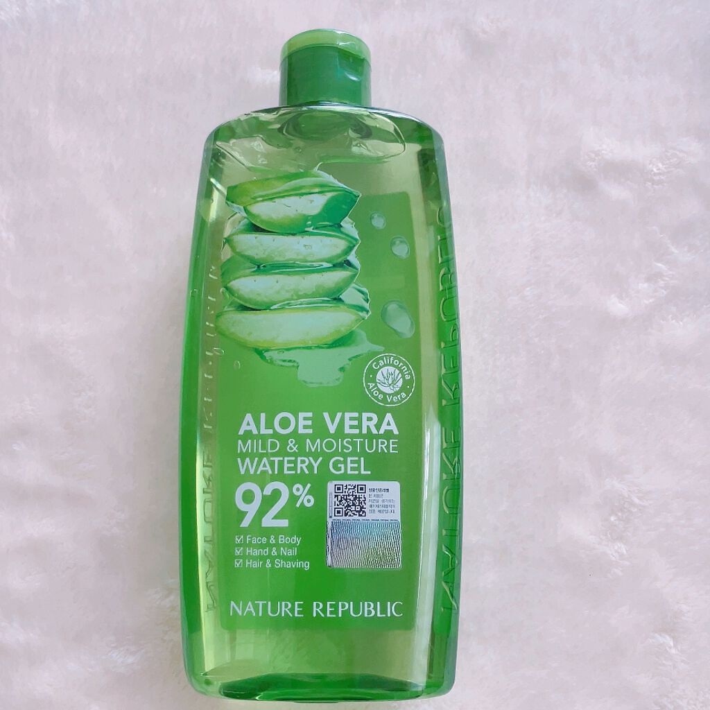 マイルド＆モイスチャーアロエジェル/ネイチャーリパブリック/ボディローションを使ったクチコミ（1枚目）