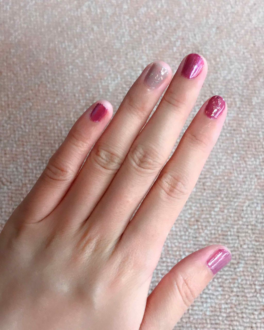 サンリオネイル/DAISO/マニキュアを使ったクチコミ(2枚目)