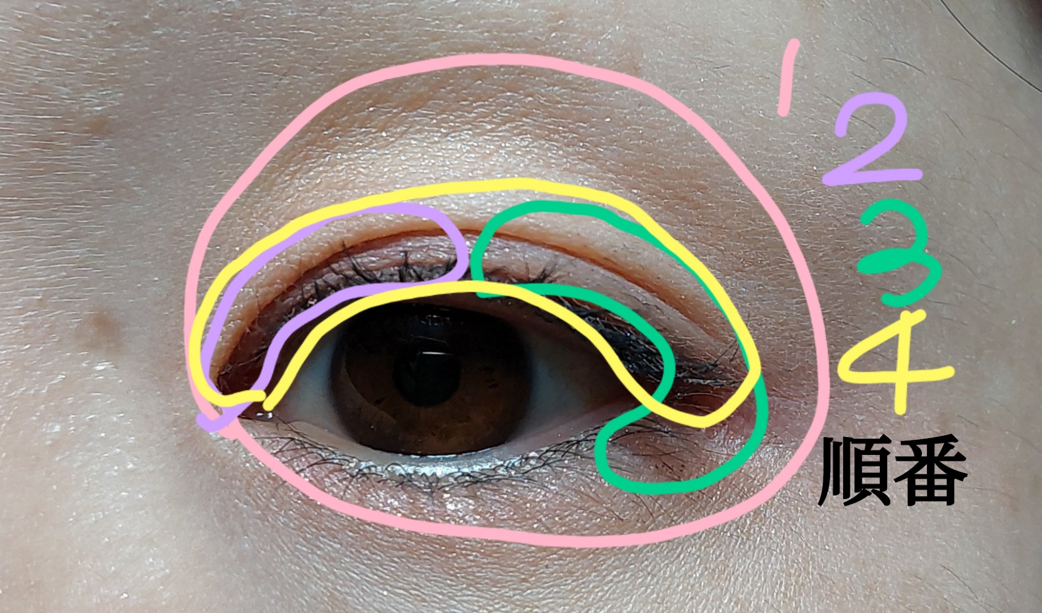 シルキースフレアイズ 11  ブロッサムシャワー/キャンメイク/アイシャドウパレットを使ったクチコミ（3枚目）