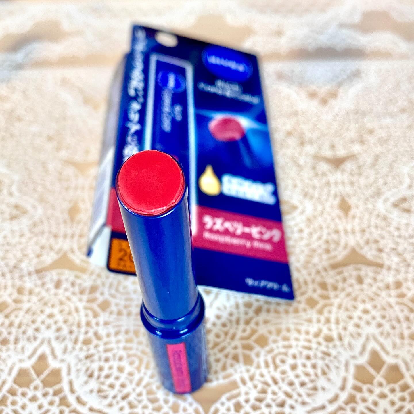 ニベア リッチケア＆カラーリップ ラズベリーピンク/ニベア/リップクリームを使ったクチコミ（2枚目）