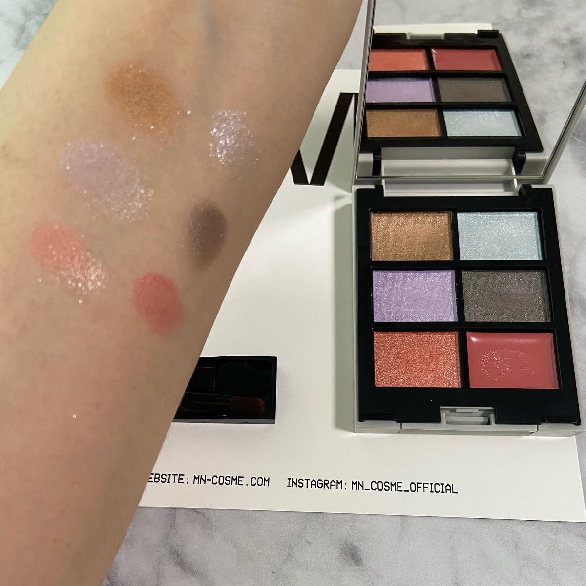 MY MIXED PALETTE 6色カスタムパレット/MN/マルチパレットを使ったクチコミ（3枚目）