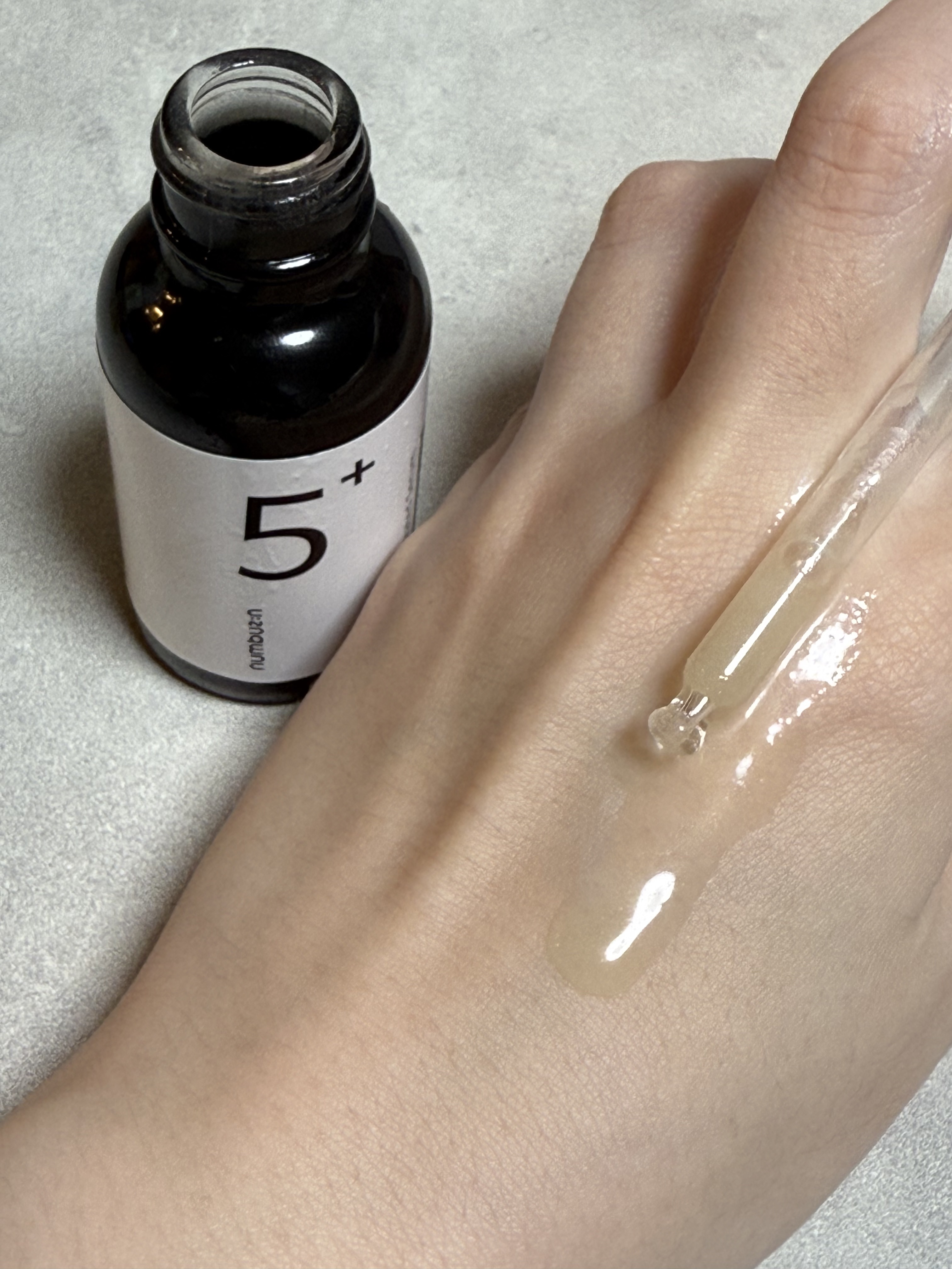 5番 白玉グルタチオンＣ美容液/numbuzin/美容液を使ったクチコミ（2枚目）