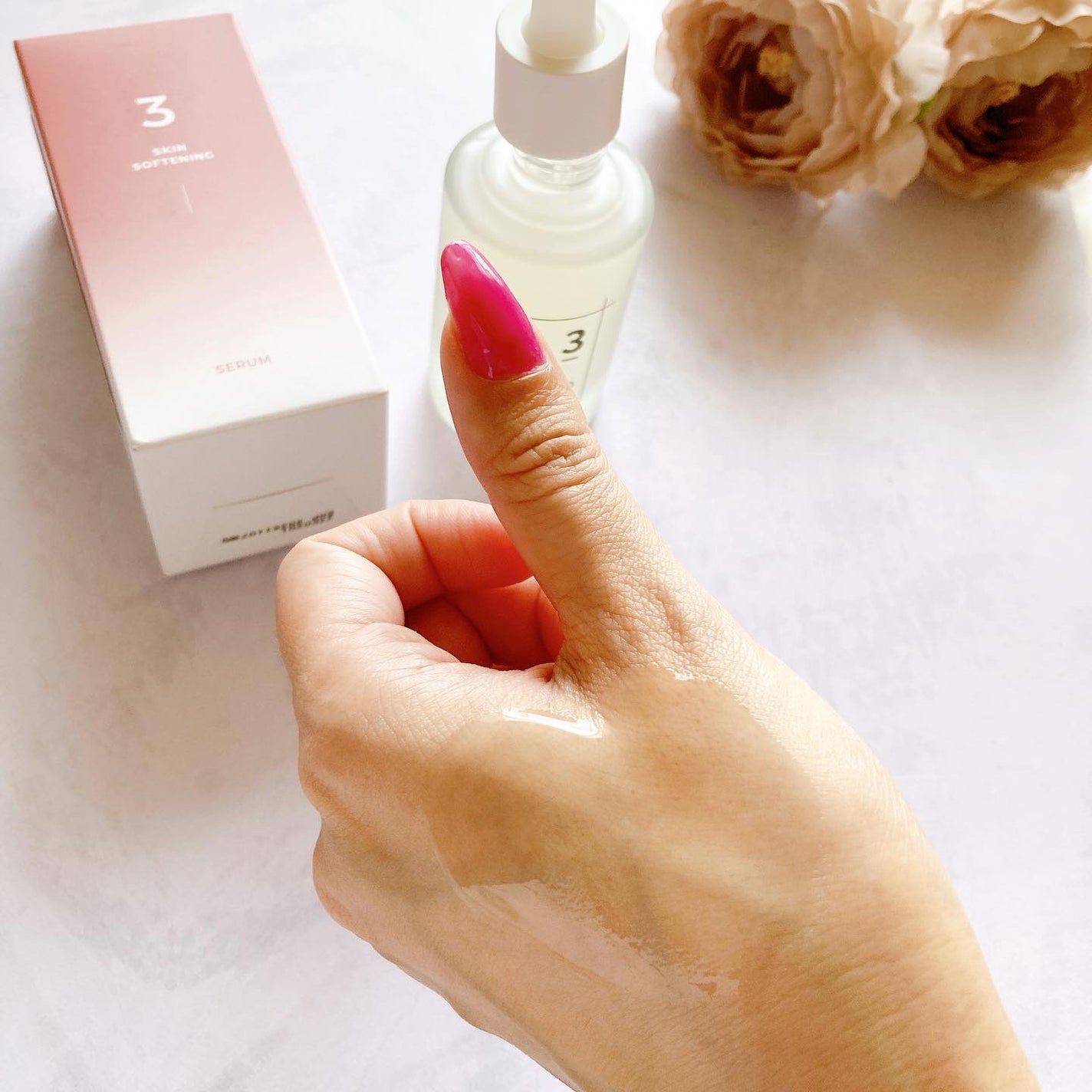 3番 すべすべキメケアセラム/numbuzin/美容液を使ったクチコミ(5枚目)