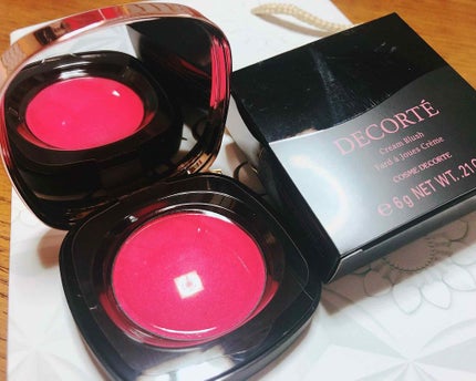 クリーム ブラッシュ/DECORTÉ/ジェル・クリームチークを使ったクチコミ(1枚目)