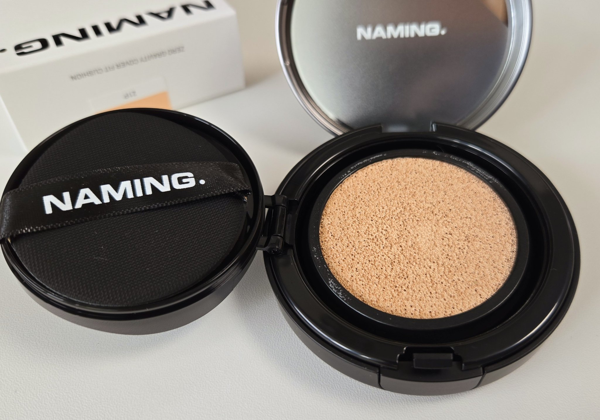 ネーミング ゼログラビティ カバーフィットクッション/NAMING./クッションファンデーションを使ったクチコミ（3枚目）