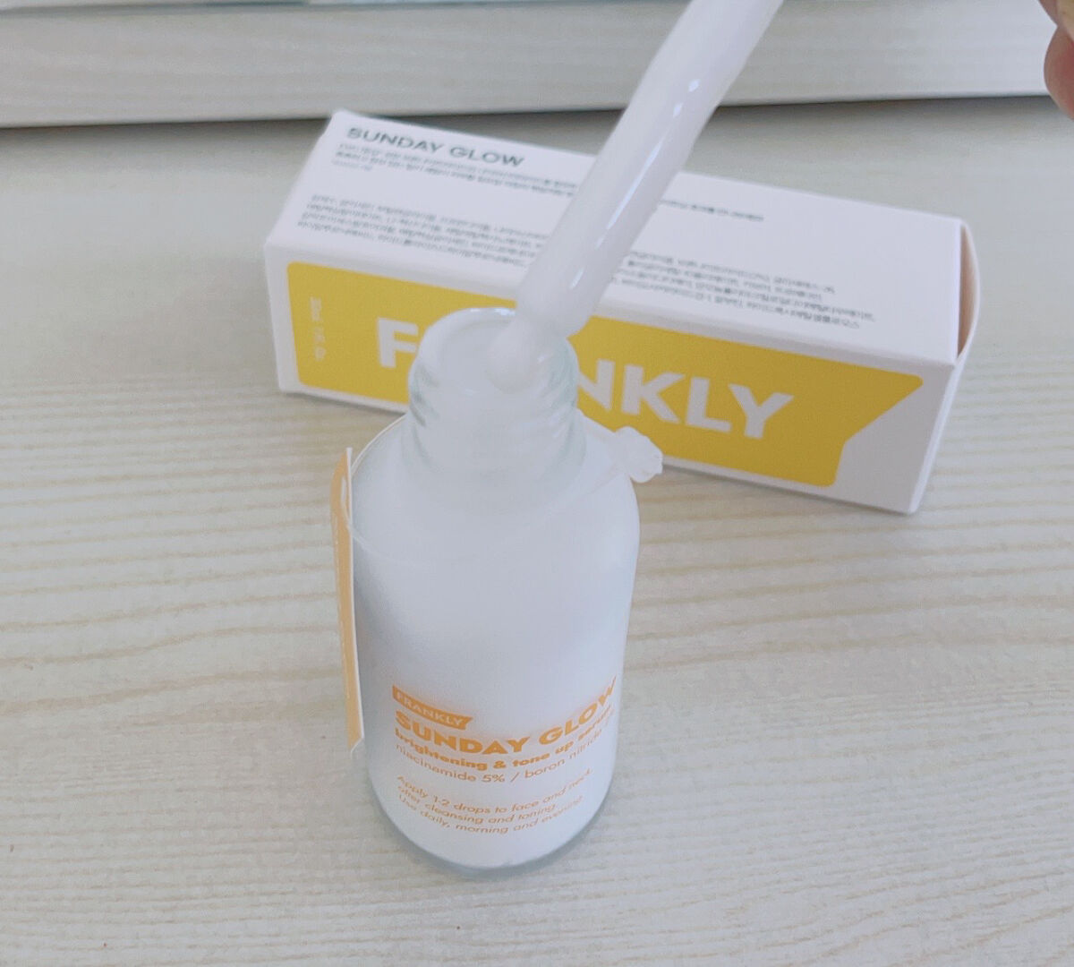 サンデーグローセラム/Frankly/美容液を使ったクチコミ（2枚目）
