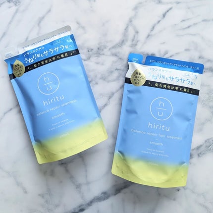 バランスリペア シャンプー/ヘアトリートメント スムース/hiritu/市販シャンプーを使ったクチコミ(2枚目)