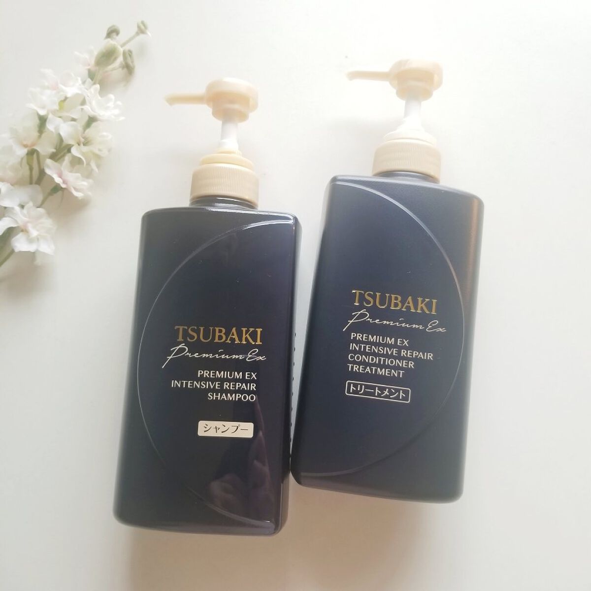 プレミアムEX インテンシブリペア <シャンプー>/コンディショナー<ヘアトリートメント> /TSUBAKI/市販シャンプーを使ったクチコミ(1枚目)