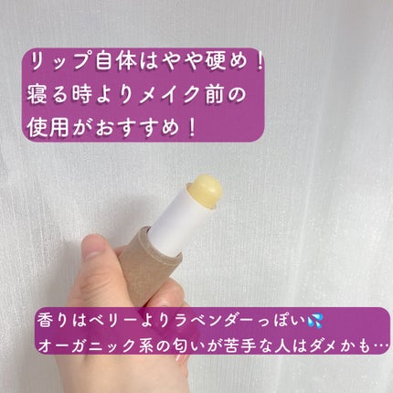 オーガニック リップバーム エルダーベリーの香り/クナイプ/リップケアを使ったクチコミ(2枚目)