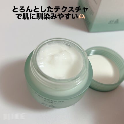 ピュアアルテミシア カーミングウォータークリーム/HANYUL(ハンユル)/フェイスクリームを使ったクチコミ(3枚目)