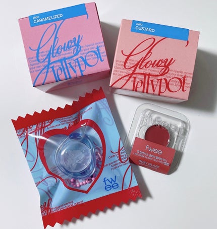 フィー リップアンドチーク グローイジェリーポット/fwee/リップグロスを使ったクチコミ(1枚目)