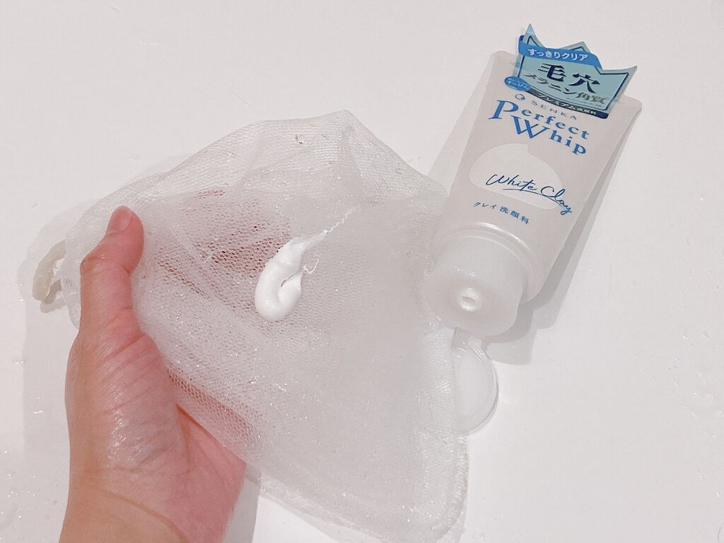パーフェクトホワイトクレイ 限定デザイン/SENKA（専科）/洗顔フォームを使ったクチコミ（2枚目）