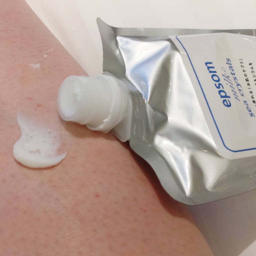 シークリスタルス エプソムソルト オリジナル/sea crystals/無機塩系入浴剤を使ったクチコミ(3枚目)