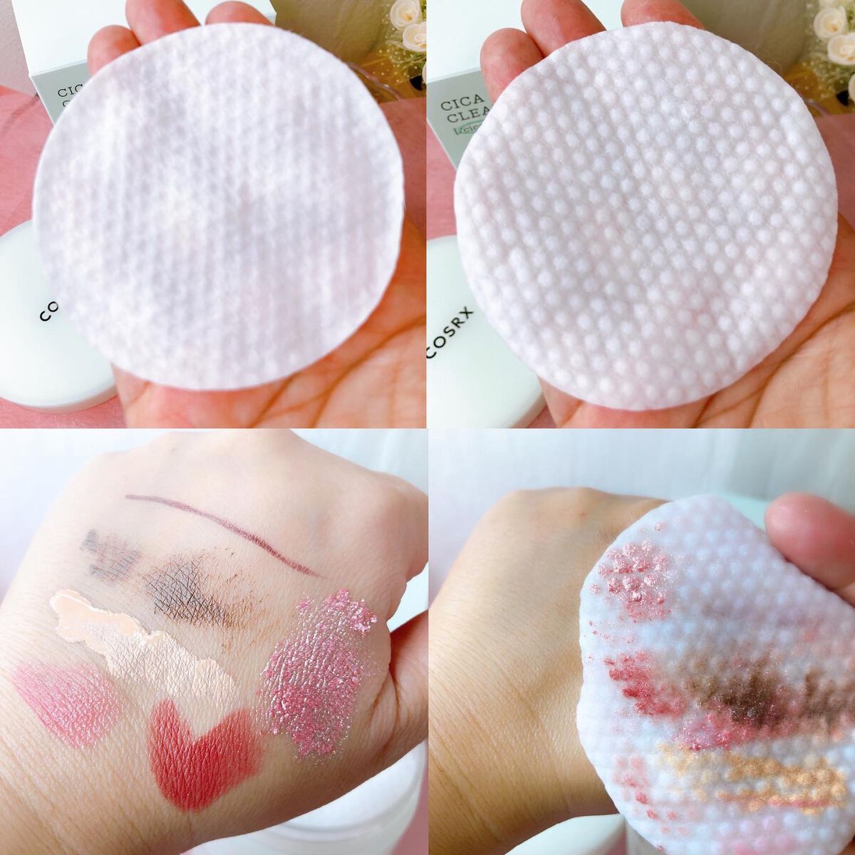 ピュアフィットシカ弱酸性クレンジングパッド 　/COSRX/クレンジングシートを使ったクチコミ（2枚目）