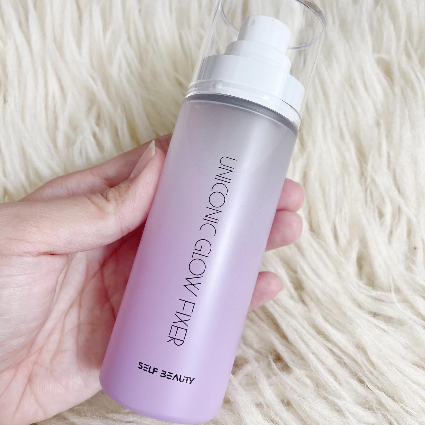 ユニコーン メイクアップグローフィックスミスト/SELF BEAUTY/フィックスミストを使ったクチコミ（2枚目）