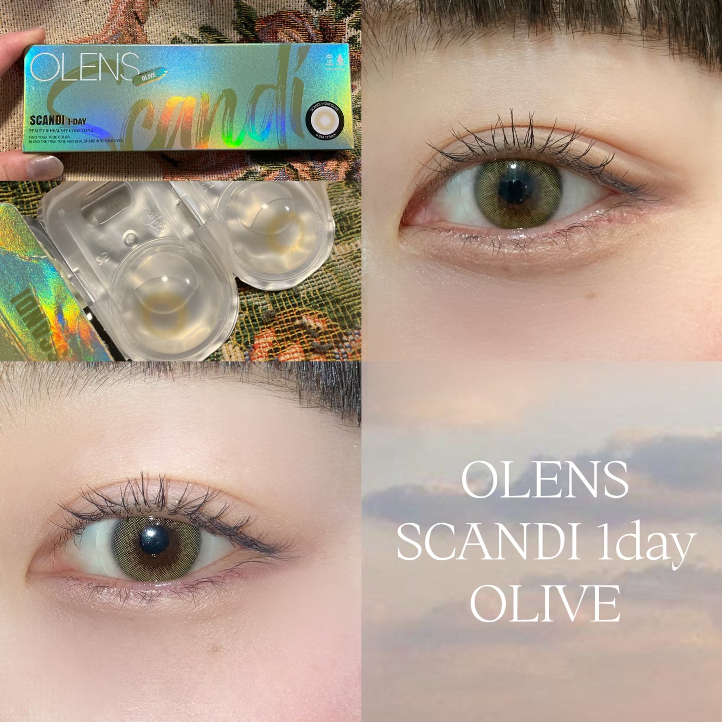 Glowy 1day/OLENS/ワンデー(1DAY)カラコンを使ったクチコミ(5枚目)