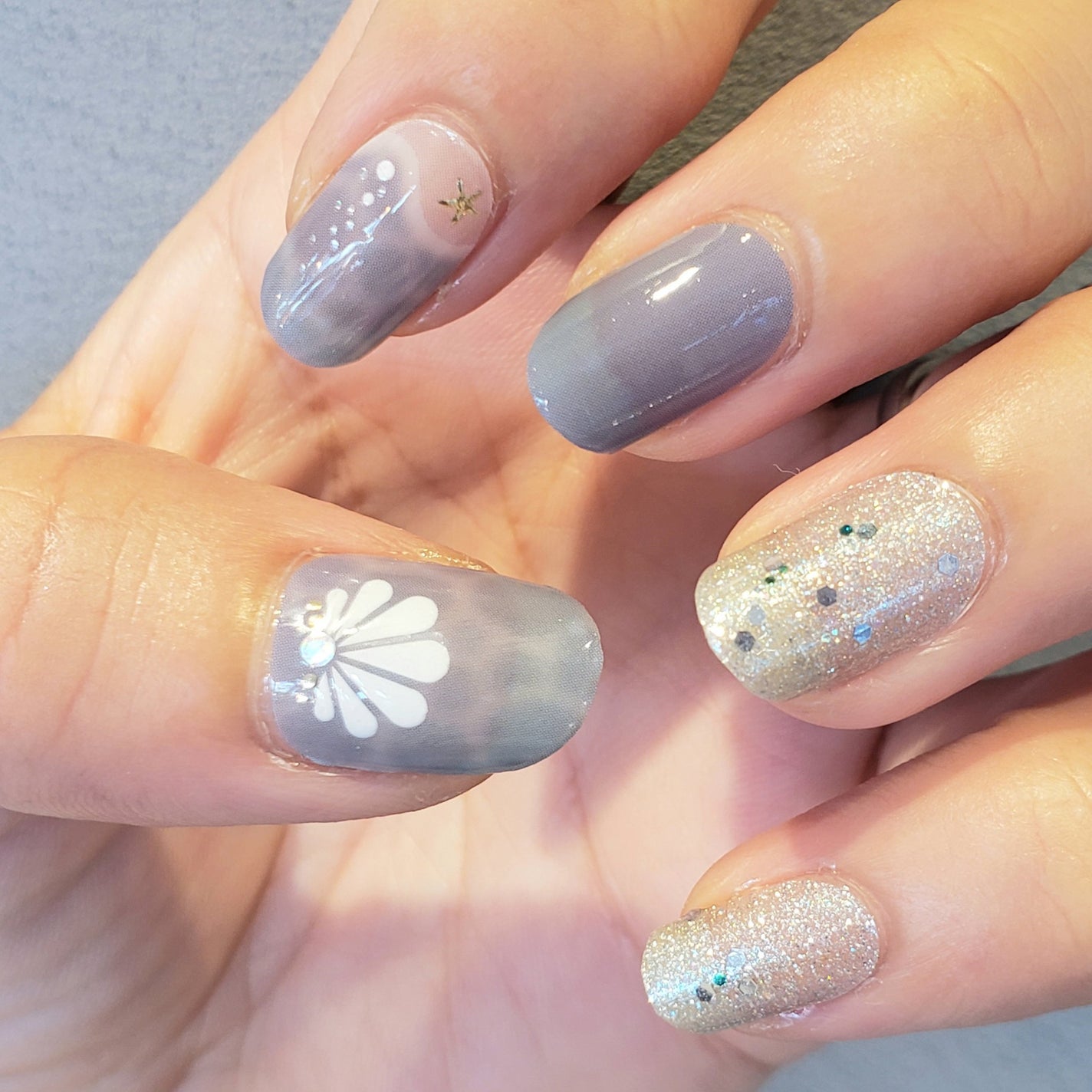 土木系おねいさん on LIPS 「昨日のネイル💅デュカートのネイルマイン限定色を使いたくて、ダイ..」(2枚目)