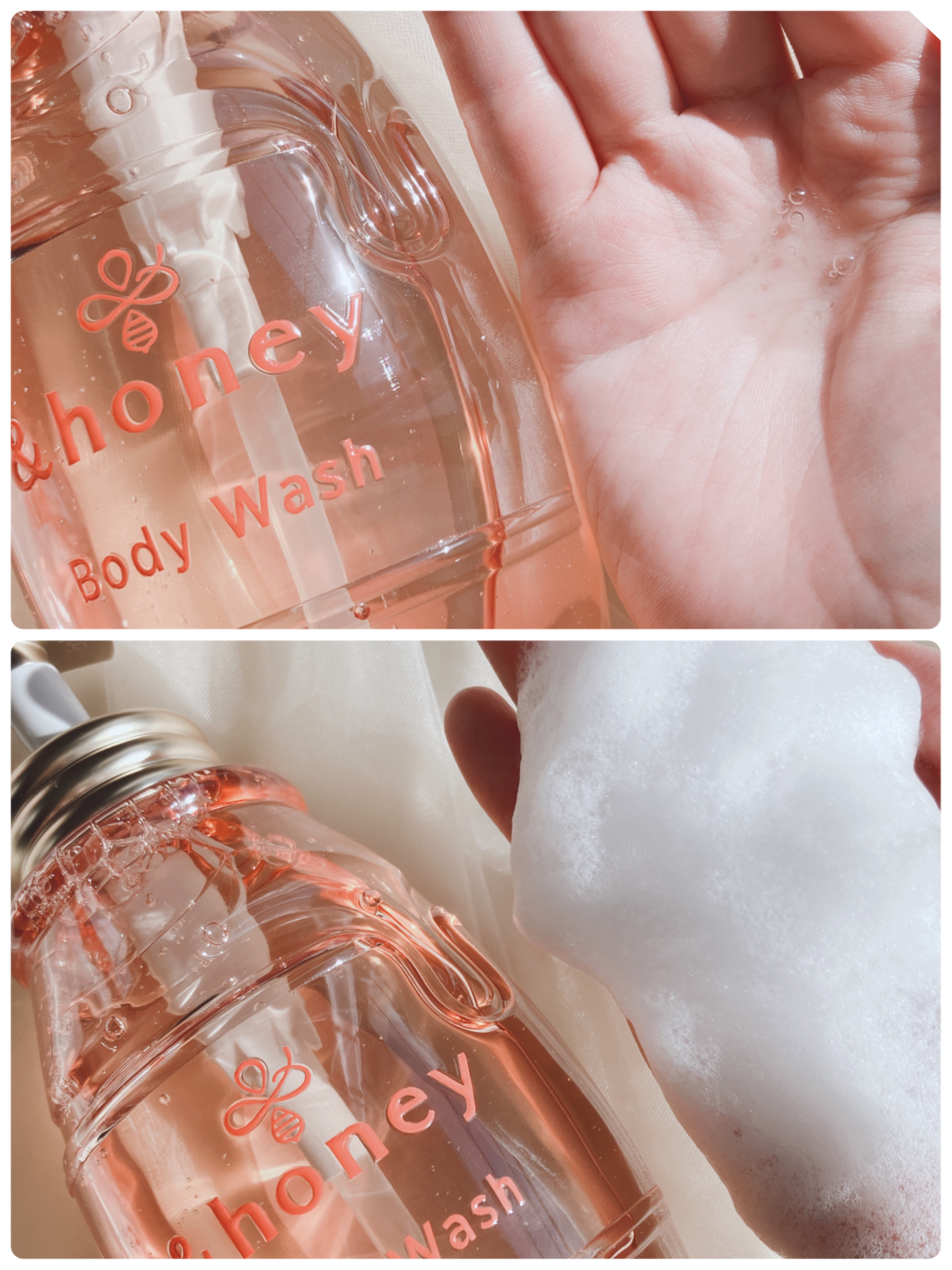 メルティモイスト ジェルボディウォッシュ/&honey/ボディソープを使ったクチコミ（3枚目）