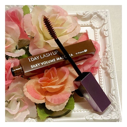 1DAY LASH UP シルキーボリュームマスカラa 02 ブリックブラウン(ボリューム)/K-パレット/マスカラの画像