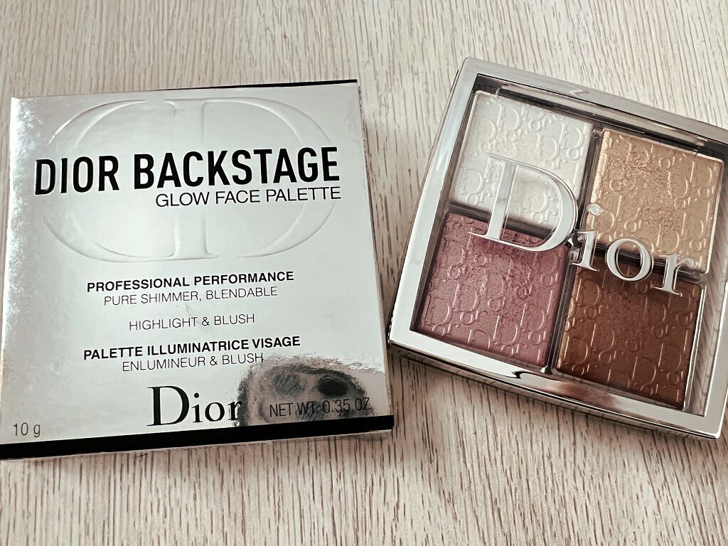 ディオール バックステージ フェイス グロウ パレット/Dior/ハイライトを使ったクチコミ（1枚目）
