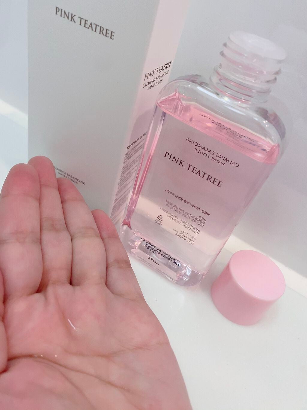 ピンクティーツリートナー/APLIN/化粧水を使ったクチコミ(2枚目)