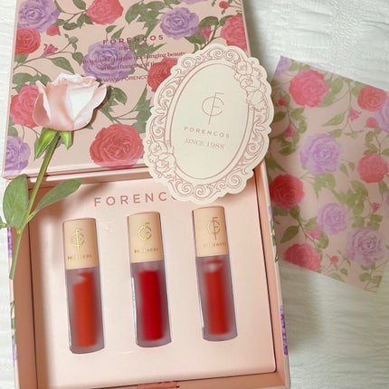 タトゥーベルベットミニティントセット/フォレンコス/リップティントを使ったクチコミ(2枚目)