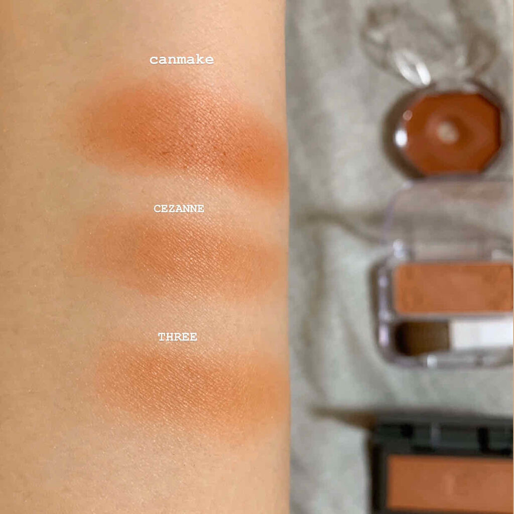 ナチュラル チークN/CEZANNE/パウダーチークを使ったクチコミ（3枚目）