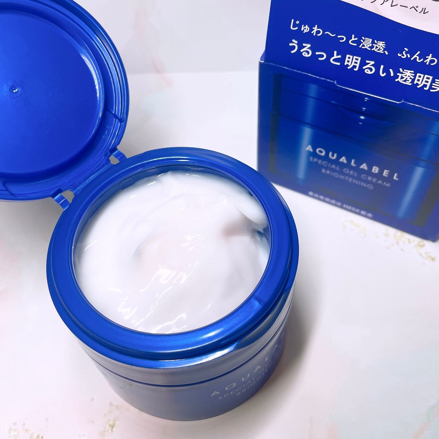 スペシャルジェルクリーム EX (ブライトニング) /アクアレーベル/オールインワン化粧品を使ったクチコミ(2枚目)