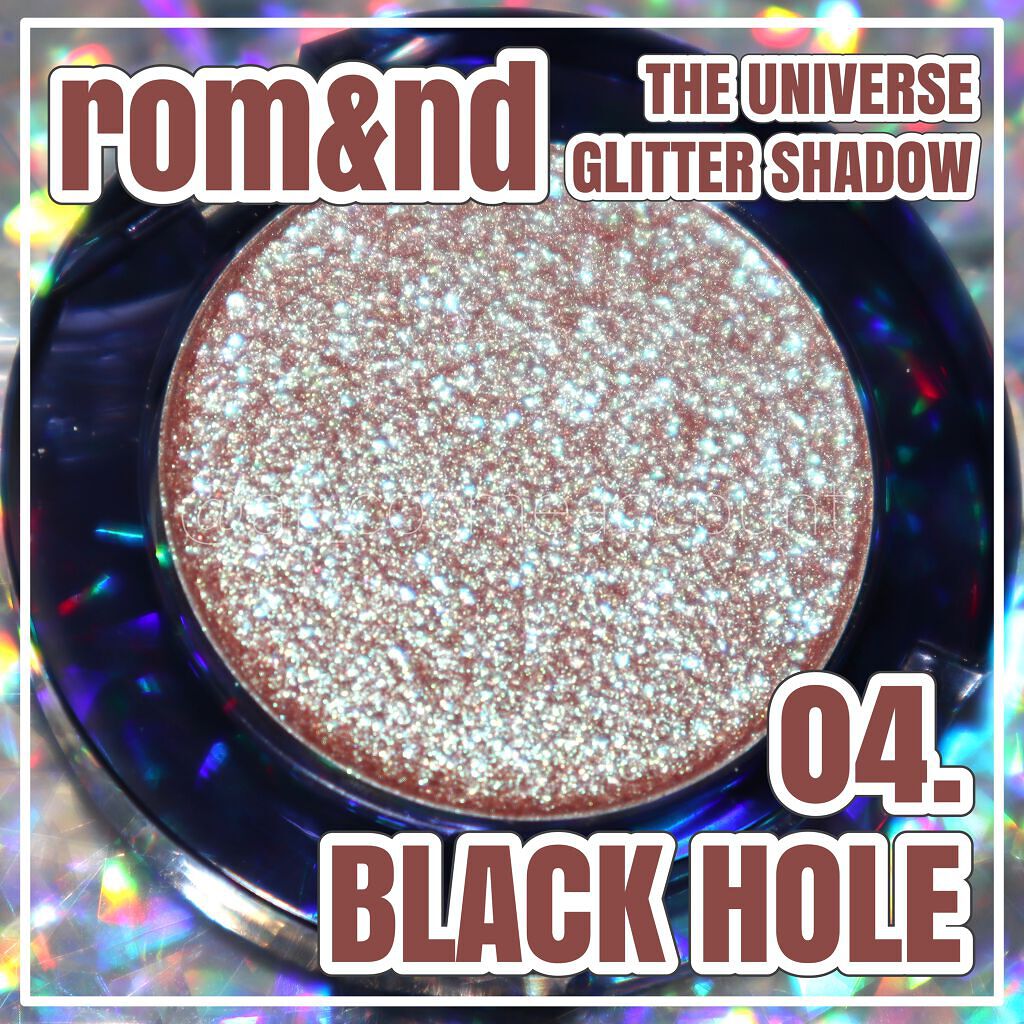 グリッター シャドウ カラー/rom&nd/グリッターを使ったクチコミ（1枚目）
