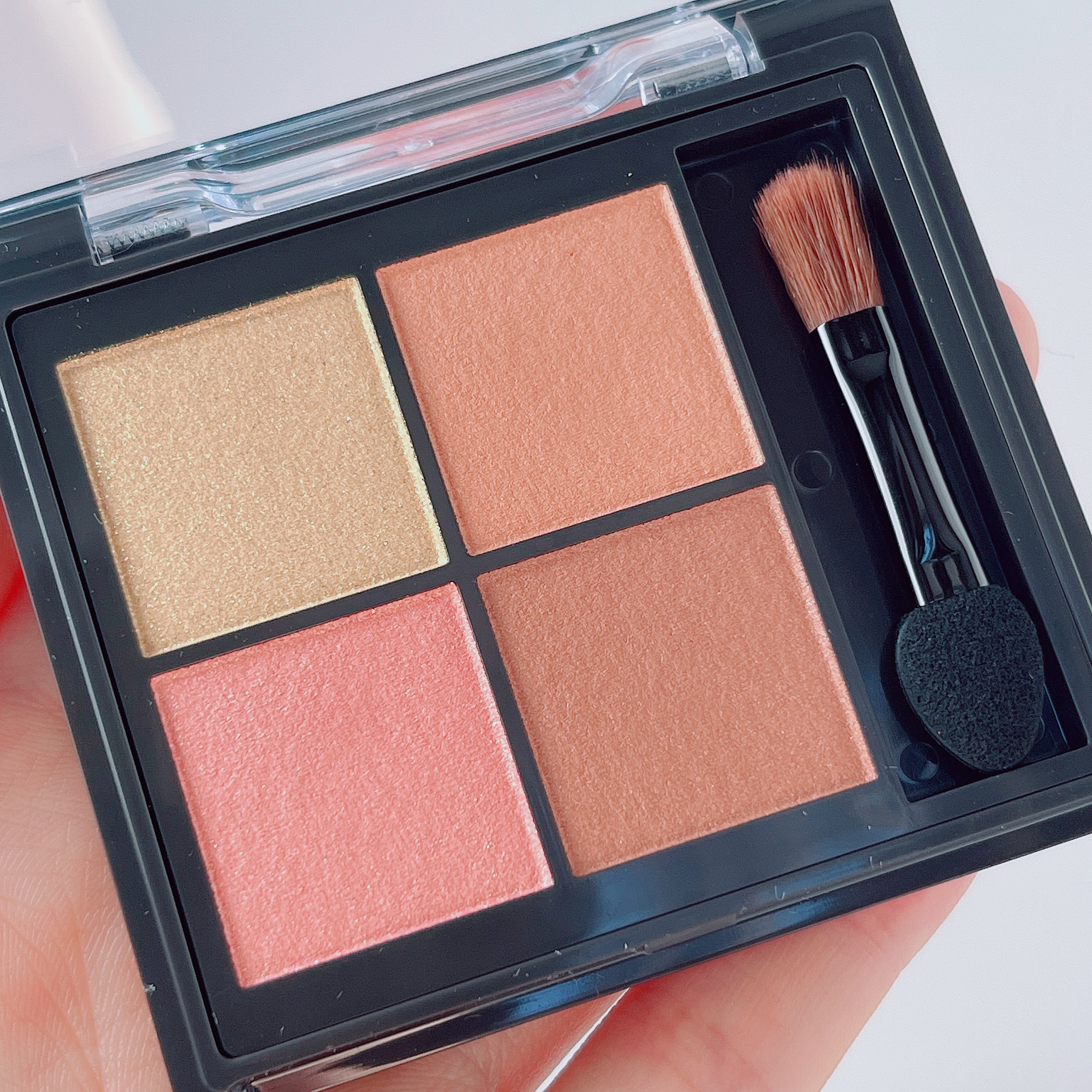 キスミー　フェルム　スタイリングアイパレット 02 アプリコットビジュー/キスミー フェルム/アイシャドウパレットを使ったクチコミ（2枚目）