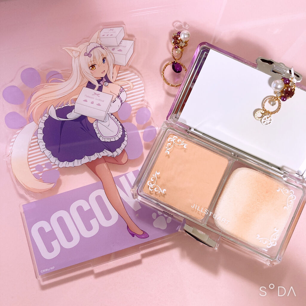 エヴァーラスティングシルク パウダーファンデーション クリスタルパーフェクション 103 nude/JILL STUART/パウダーファンデーションを使ったクチコミ（1枚目）