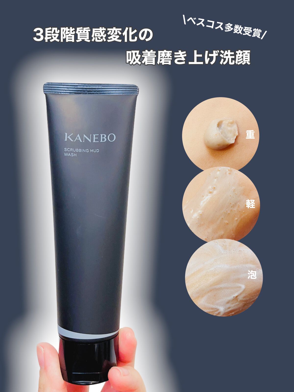 スクラビング　マッド　ウォッシュ/KANEBO/洗顔フォームを使ったクチコミ（1枚目）
