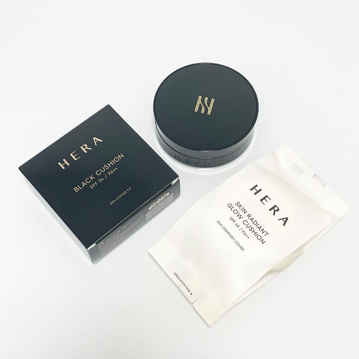 ブラック クッション/HERA/クッションファンデーションを使ったクチコミ（1枚目）