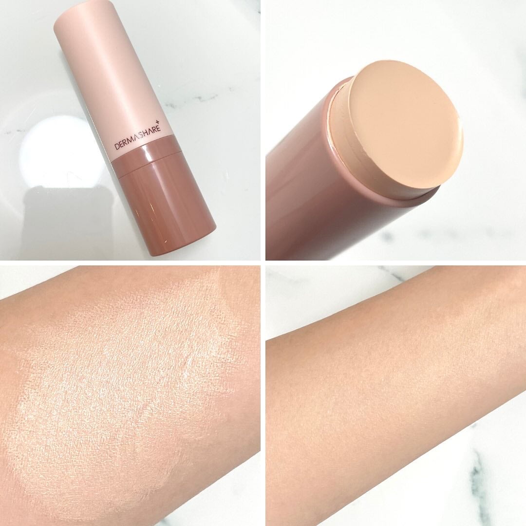 ヴィーガンナチュラルカバースティックファンデーション/DERMASHARE/その他ファンデーションを使ったクチコミ(2枚目)