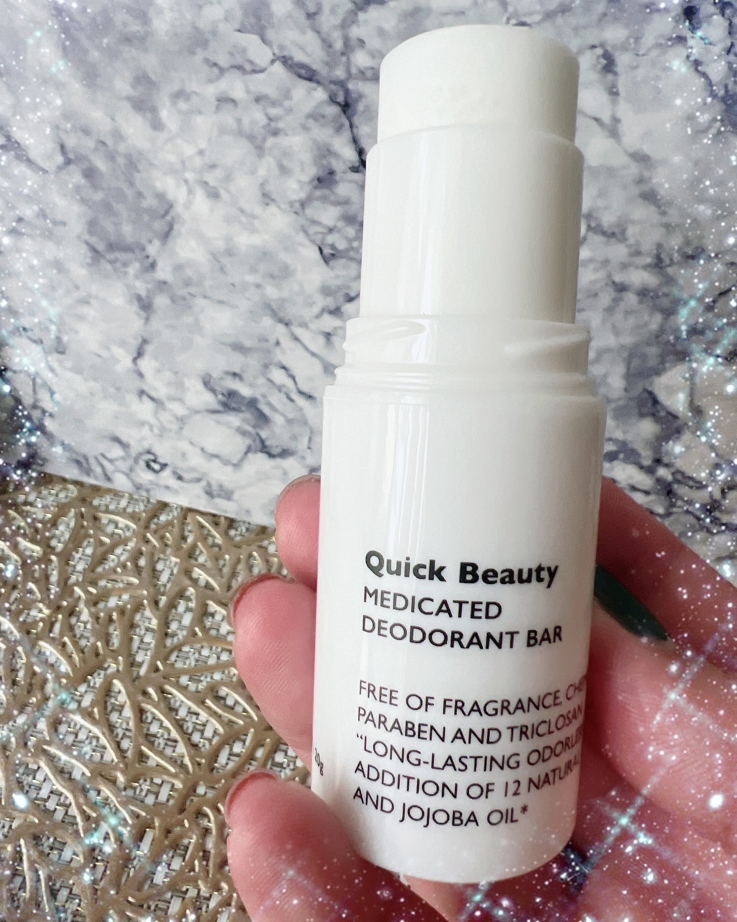QB 薬用デオドラントバー 40C/クイックビューティー/デオドラント・制汗剤を使ったクチコミ（2枚目）