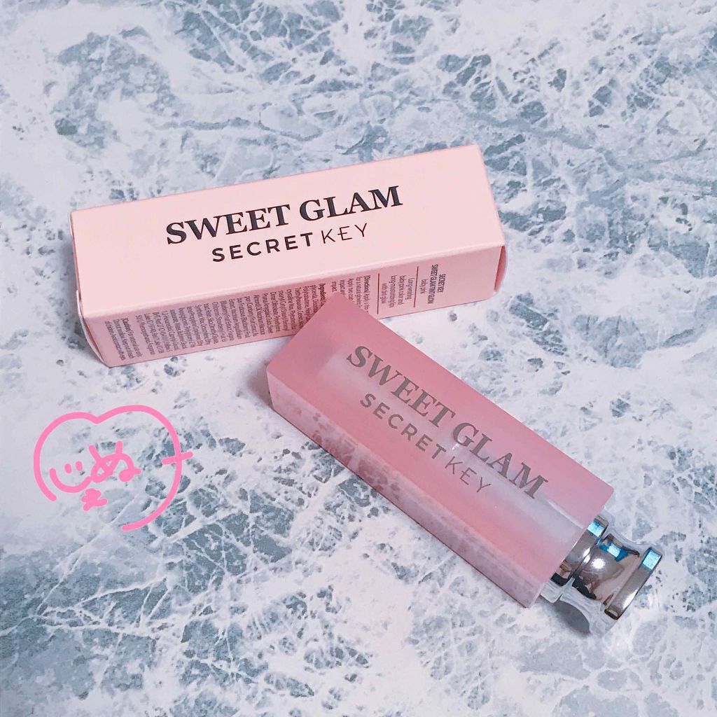 SWEET GLAM TINT GLOW/SECRET KEY/口紅を使ったクチコミ(1枚目)