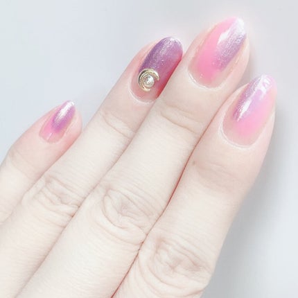 ネイルホリック Sheer pearl color/ネイルホリック/マニキュアを使ったクチコミ(2枚目)