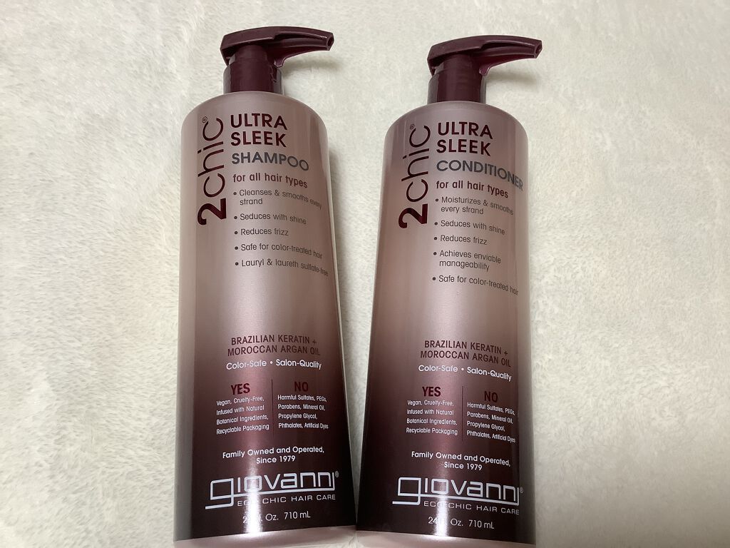 2chic スリーク シャンプー／コンディショナー/giovanni/市販シャンプーを使ったクチコミ（2枚目）