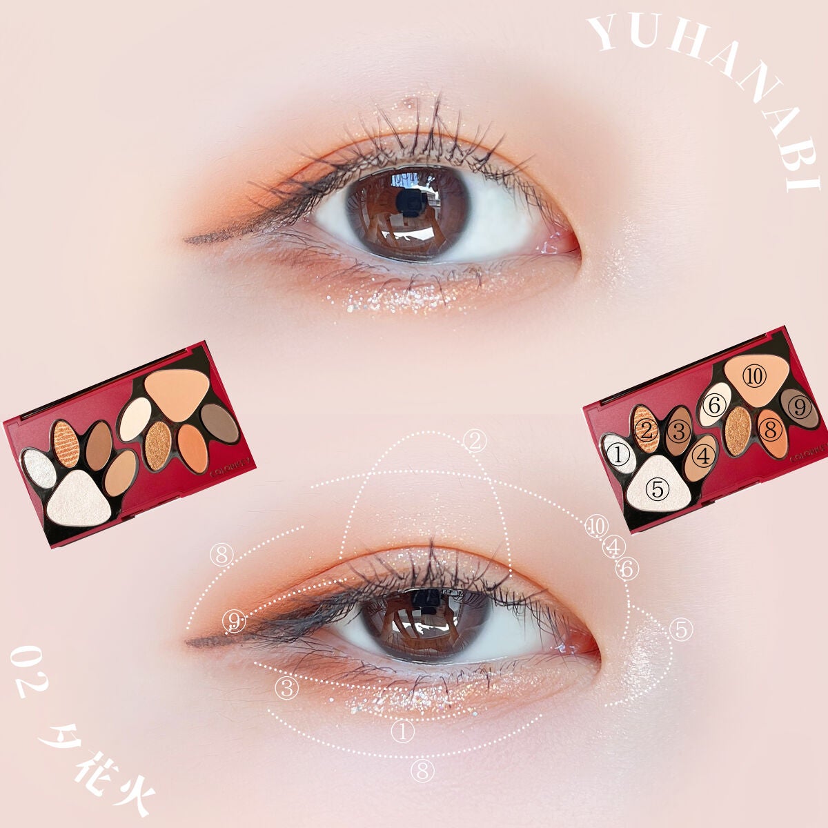 トラ十色アイシャドウパレット/COLORKEY/アイシャドウパレットを使ったクチコミ(9枚目)