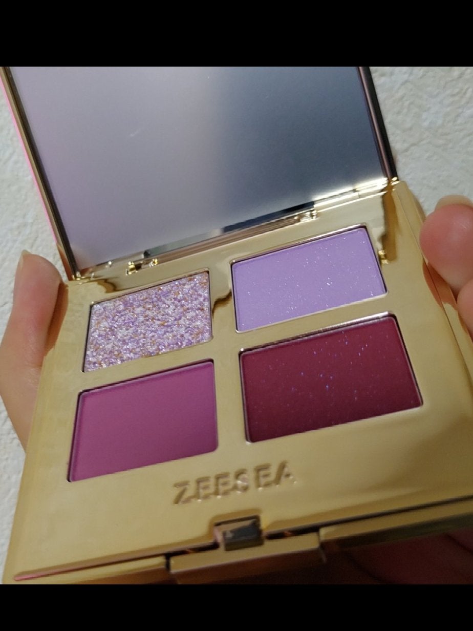 ドリームランドアイシャドウ ( 4シェード )/ZEESEA/アイシャドウパレットを使ったクチコミ(4枚目)