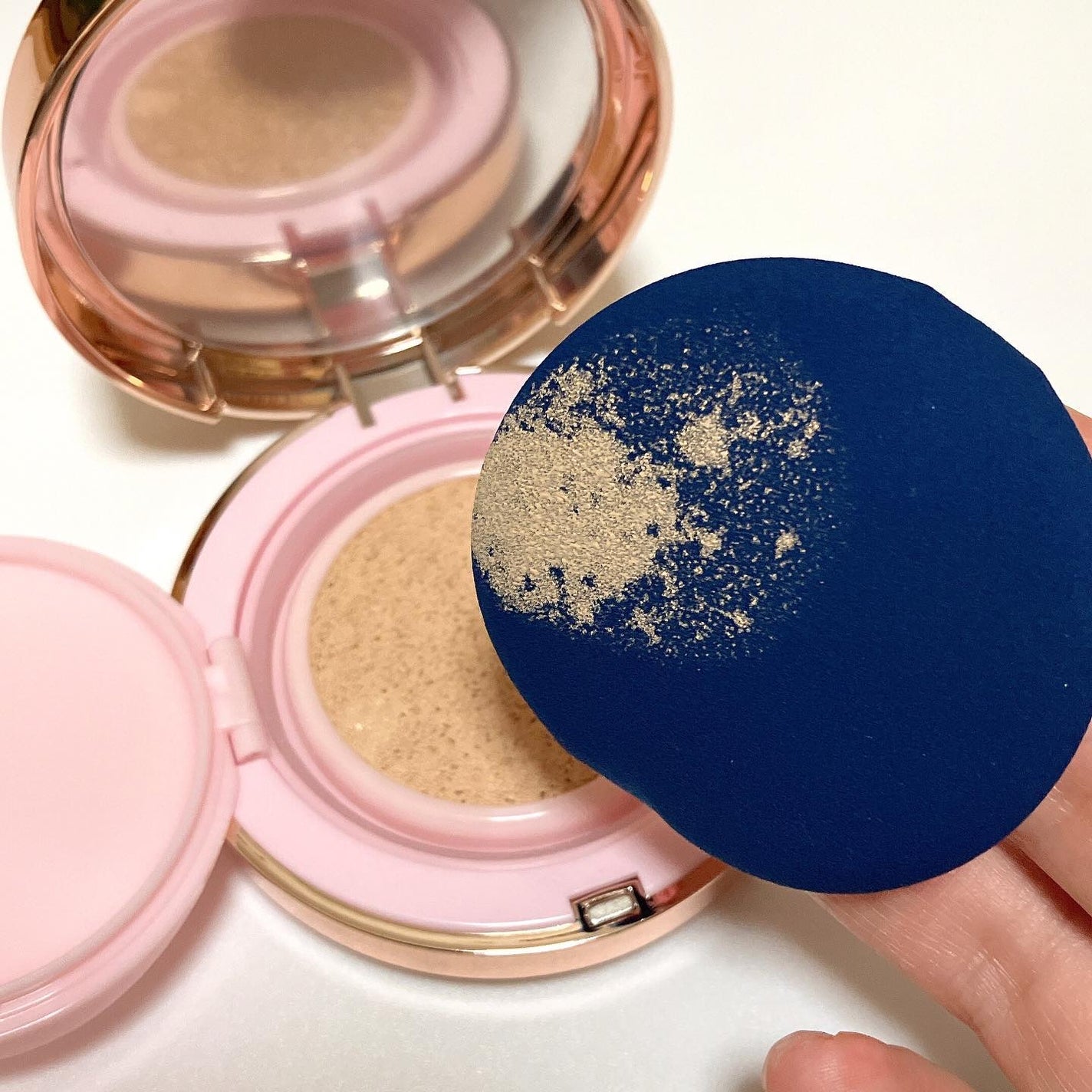 ピンクティーツリーカバーアップグロウクッション/APLIN/クッションファンデーションを使ったクチコミ(5枚目)