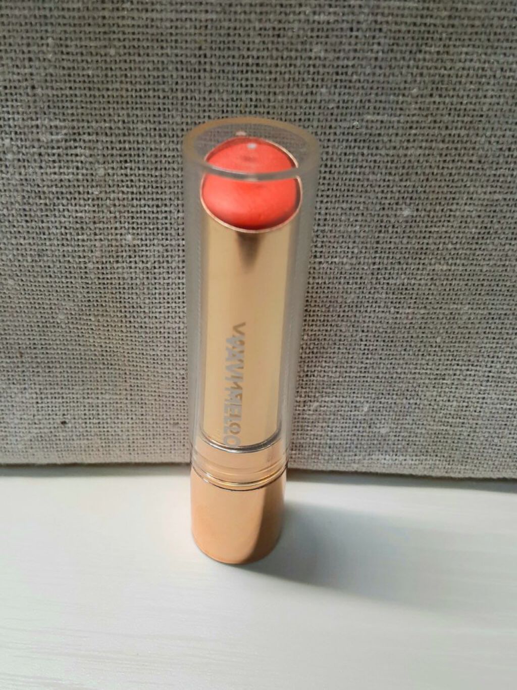 ピーチズ メルティング リップスティック 02 アップルローズ/VAVI MELLO/口紅を使ったクチコミ（3枚目）