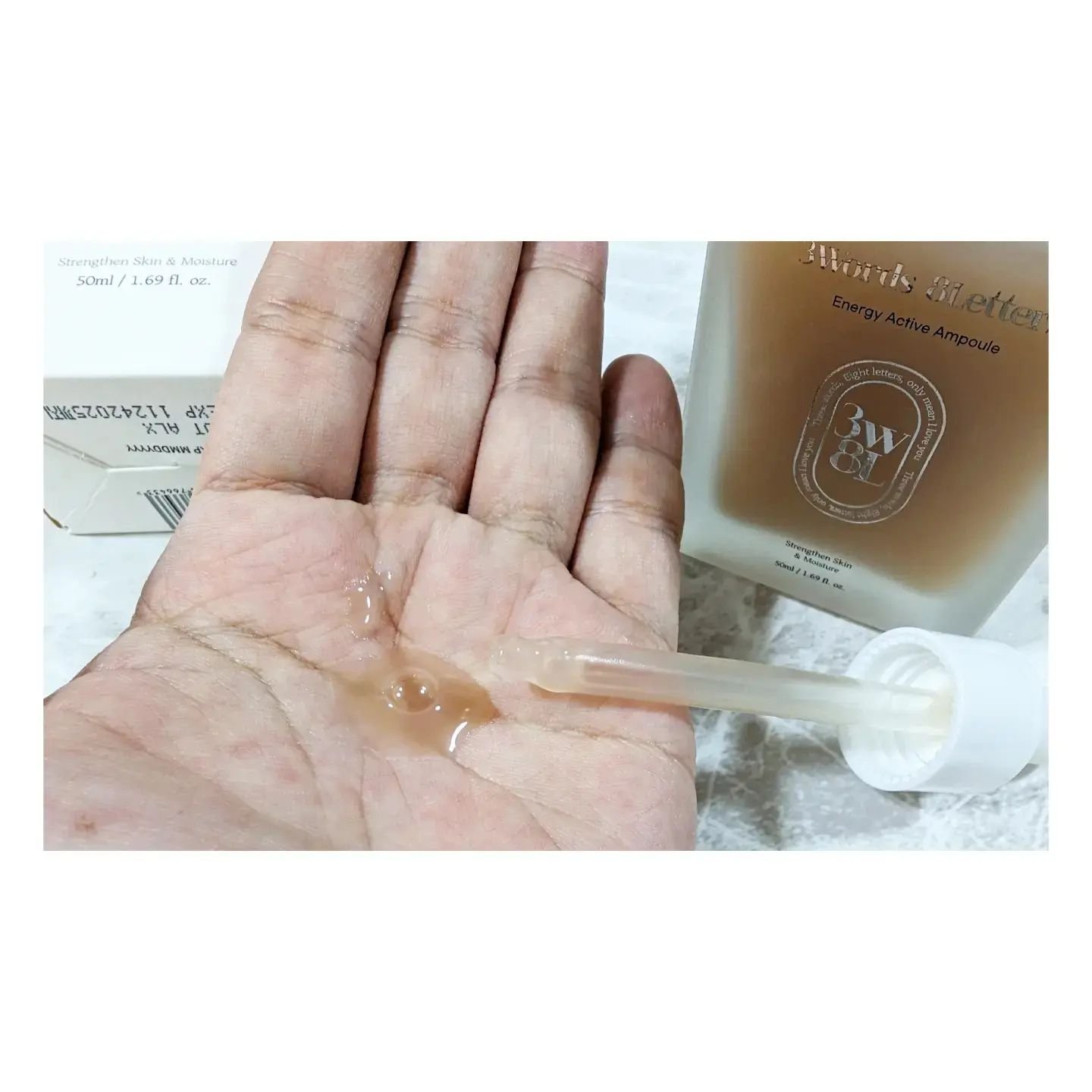 エナジーアクティブセラム/3Words 8Letters/美容液を使ったクチコミ（2枚目）
