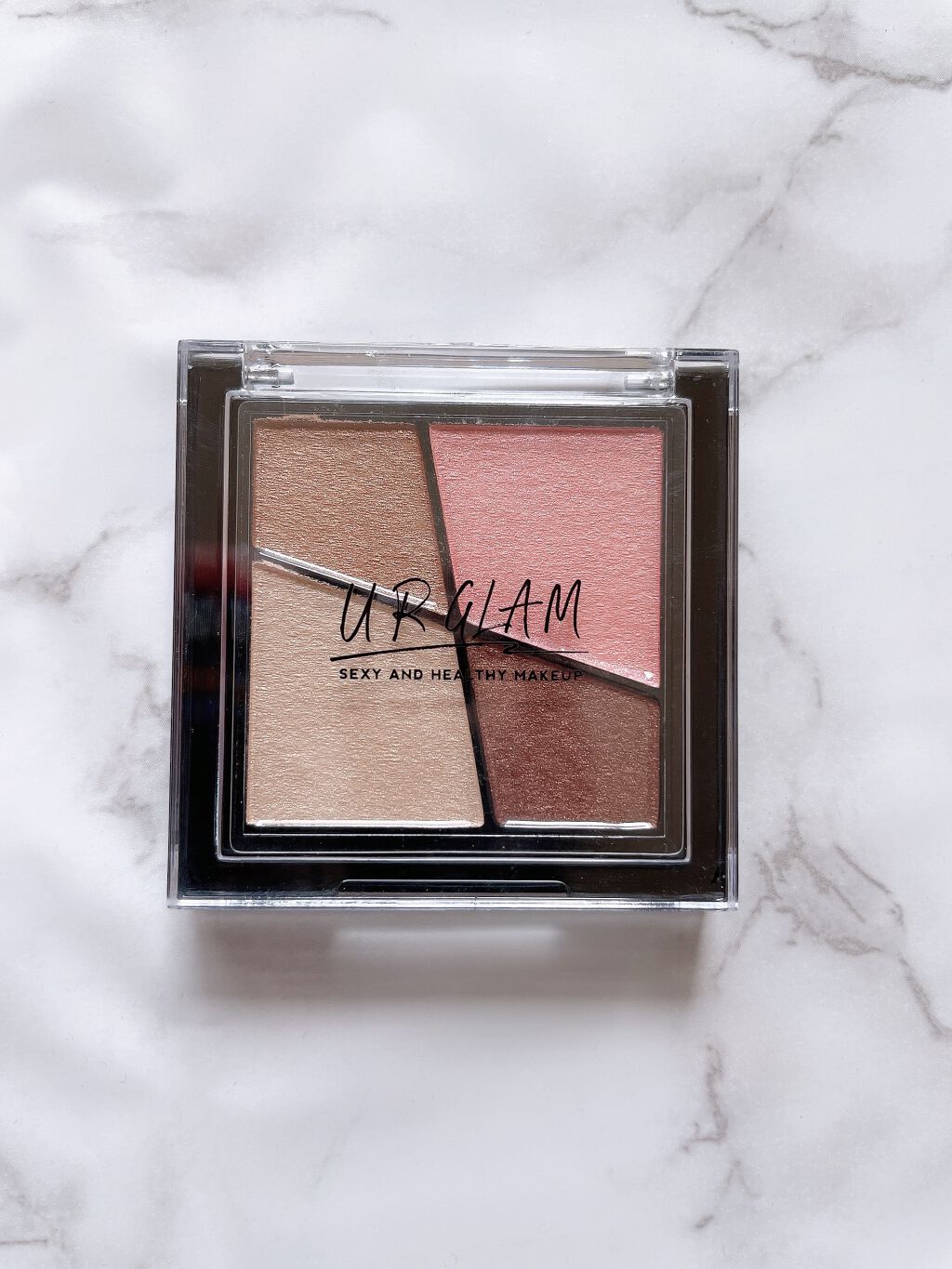 UR GLAM　VELVET EYE COLOR PALETTE コーラルブラウン/U R GLAM/アイシャドウパレットを使ったクチコミ（3枚目）